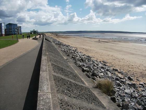 Beach Front Ground Floor Apartment Llanelli Extérieur photo